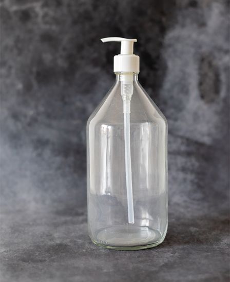 Botella de Vidrio Cristal Recarga x 1 litro
